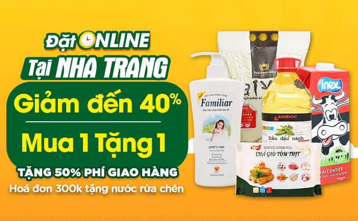 Bách hoá XANH mở bán Online tại TP. Nha Trang