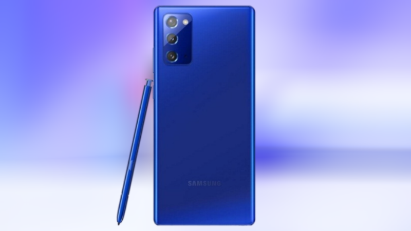 Galaxy Note 20 phiên bản màu Mystic Blue