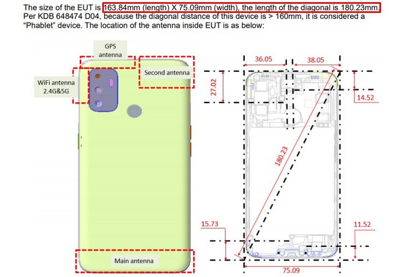 Smartphone mới với số model OPPO CPH2127 vừa được chứng nhận tại FCC, xác nhận có pin 5.000 mAh, sạc nhanh 18W