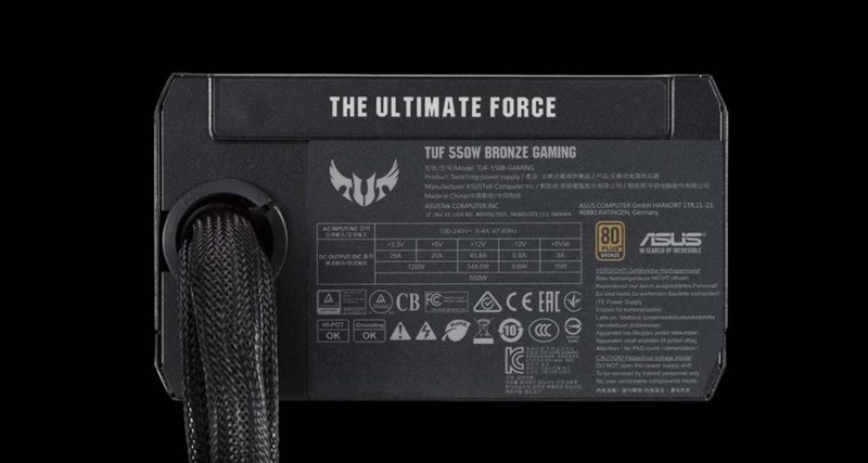 ASUS ra mắt bộ nguồn máy tính dành cho game thủ TUF Gaming Bronze, đạt chứng nhận quân sự, bảo hành lên tới 6 năm