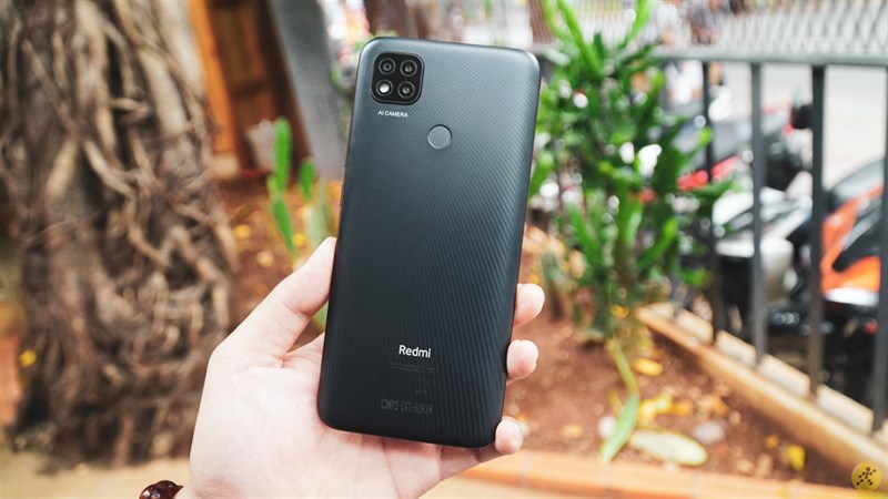 Thiết kế mặt lưng của xiaomi redmi 9c