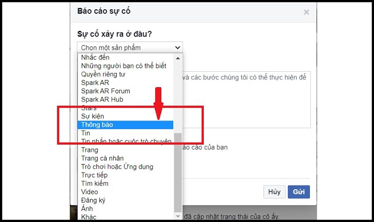 Cách chặn lời mời thích trang trên Facebook cực dễ, hiệu quả bạn nên thử ngay > Chọn mục Thông báo