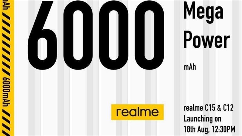 Sau Realme C11 và C15, Realme vừa xác nhận ngày ra mắt chính thức của smartphone giá rẻ pin 6.000 mAh - Realme C12