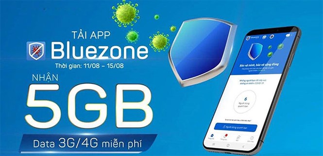 Hướng dẫn nhận ngay 5GB data miễn phí khi cài ứng dụng Bluezone