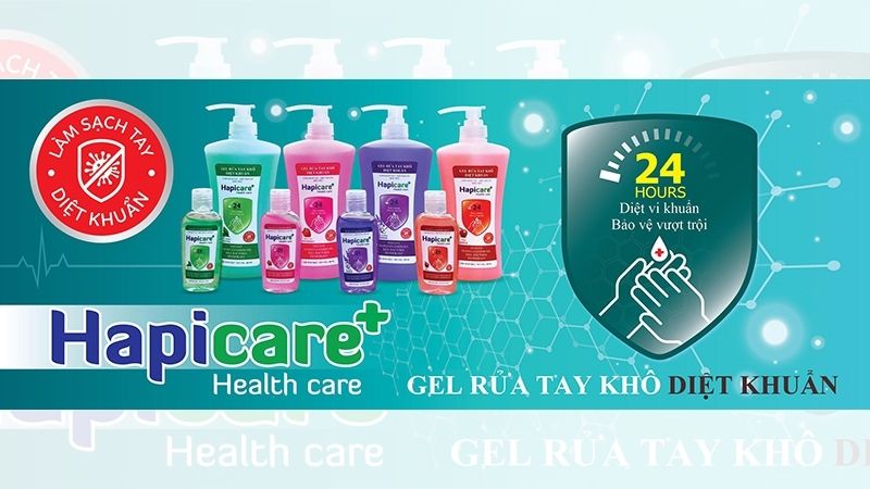 Nước rửa tay Hapicare