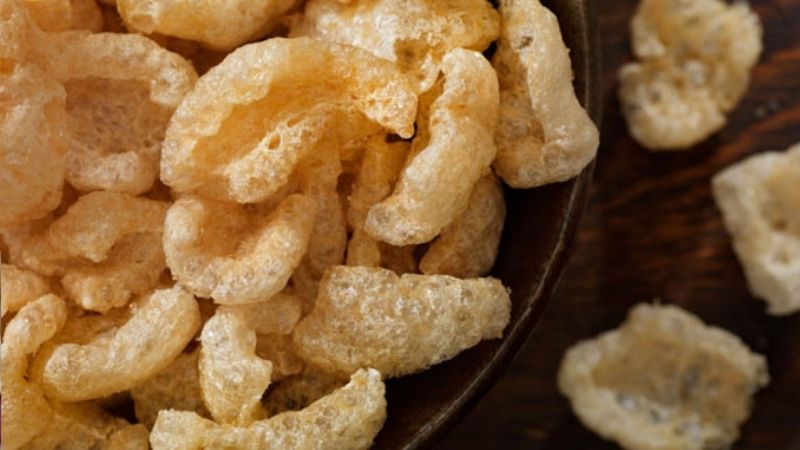 How to make crispy pork skin with an oil-free fryer, crispy skin without grease