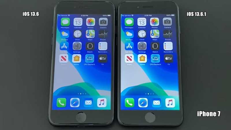 So sánh hiệu năng giữa iOS 13.6 và iOS 13.6.1