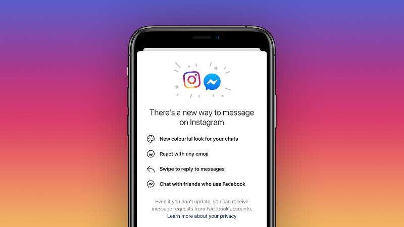 Messenger và Instagram sẽ được kết hợp với nhau trong tương lai Messenger và Instagram sẽ được kết hợp với nhau trong tương lai