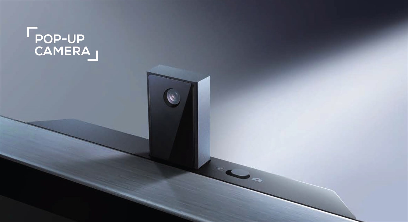 Tivi TCL 2020 có điểm gì nổi bật so với Tivi 2019 > camera ẩn đặc biệt pop-up