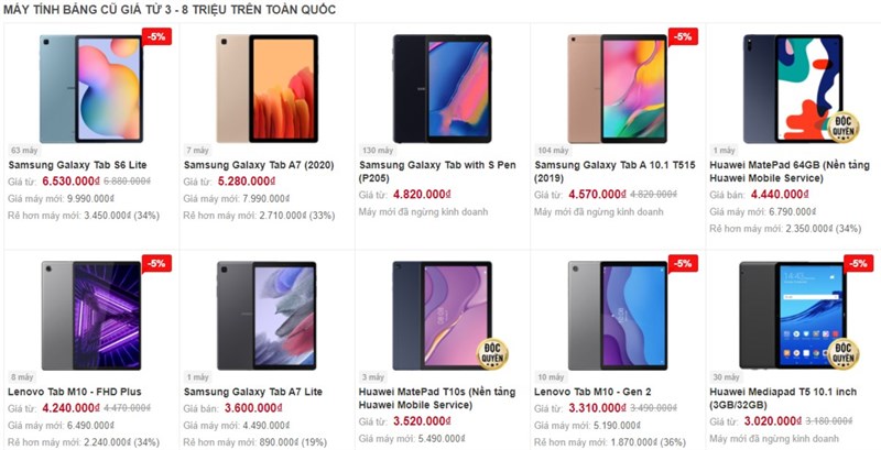 Quanh đi quẩn lại, máy tính bảng cũ giá rẻ vẫn là lựa chọn số 1 của các bậc phụ huynh dành cho con trẻ học online trong lúc này