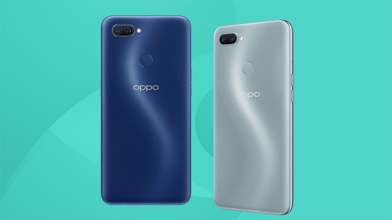 MÀU XANH VÀ BẠC CỦA OPPO A12