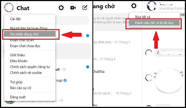 Giấu tin nhắn của người lạ trên Messenger.com