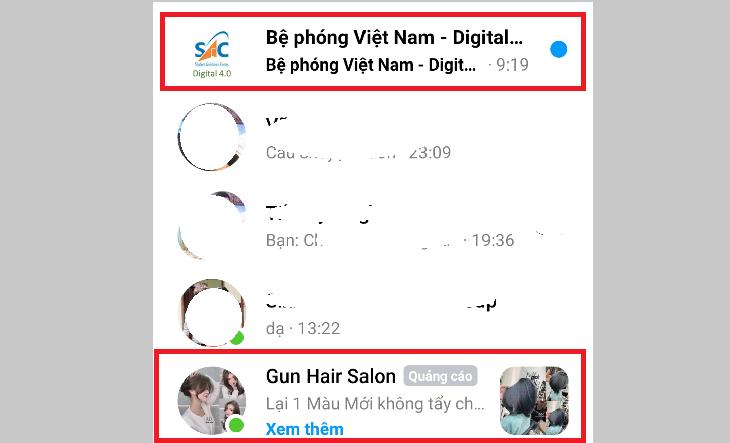 Nhận tin tức qua Messenger