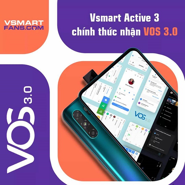 VinSmart phát hành bản cập nhật VOS 3.0 cho Vsmart Active 3