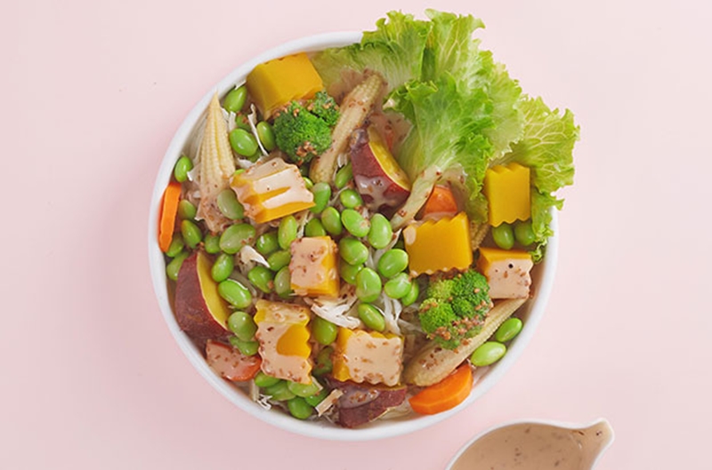 Salad bí đỏ đậu nành