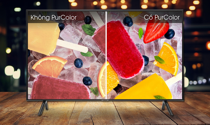 Đánh giá Smart Tivi Samsung 4k 43 inch UA43RU7200 > Hình ảnh đẹp mắt, chân thực nhờ công nghệ PurColor