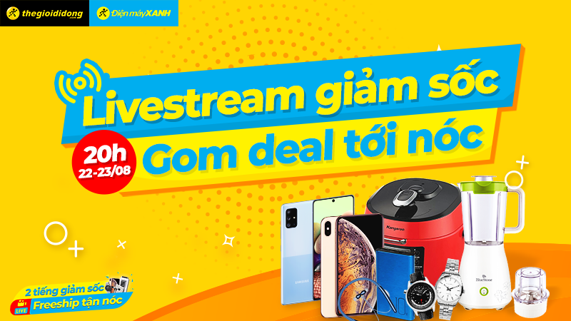 LIVESTREAM GIẢM SỐC LIVESTREAM GIẢM SỐC
