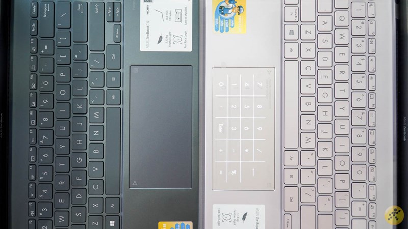 Bàn phím được tối ưu của ASUS ZenBook mới