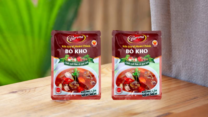 Xốt gia vị hoàn chỉnh bò kho