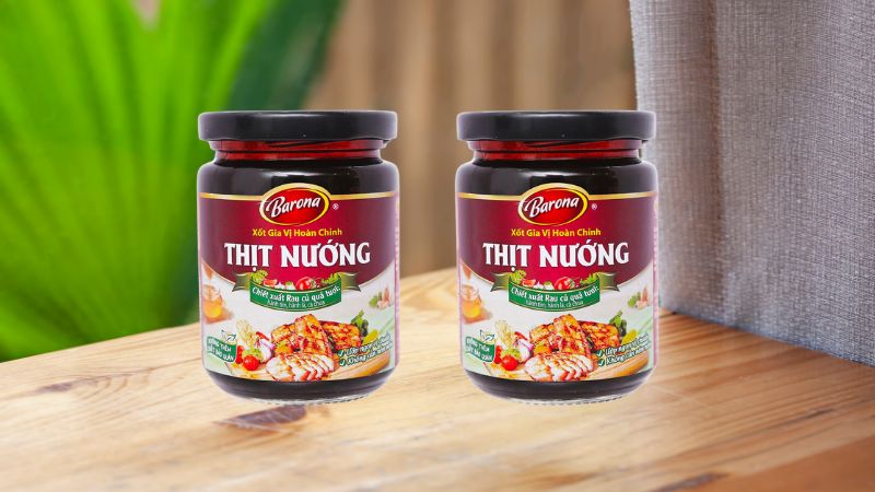 Xốt gia vị hoàn chỉnh thịt nướng