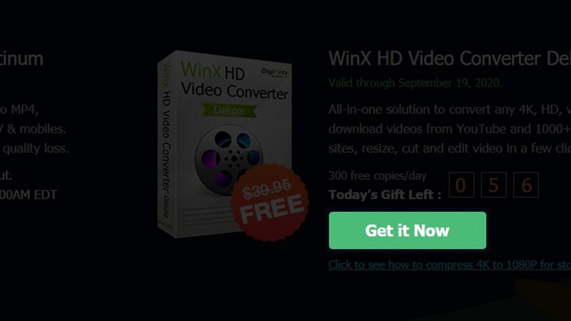 Nhận ngay bản quyền hơn 10 phần mềm có tổng trị giá lên đến 1035 USD Nhận ngay bản quyền hơn 10 phần mềm có tổng trị giá lên đến 1035 USD