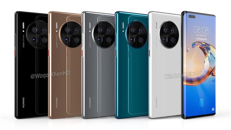 Các phiên bản màu Huawei Mate 40 Pro