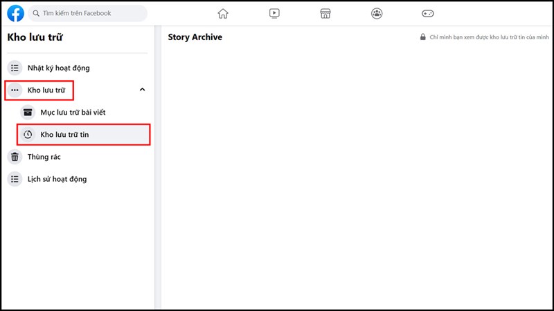 Cách xem lại các story đã đăng trên Facebook