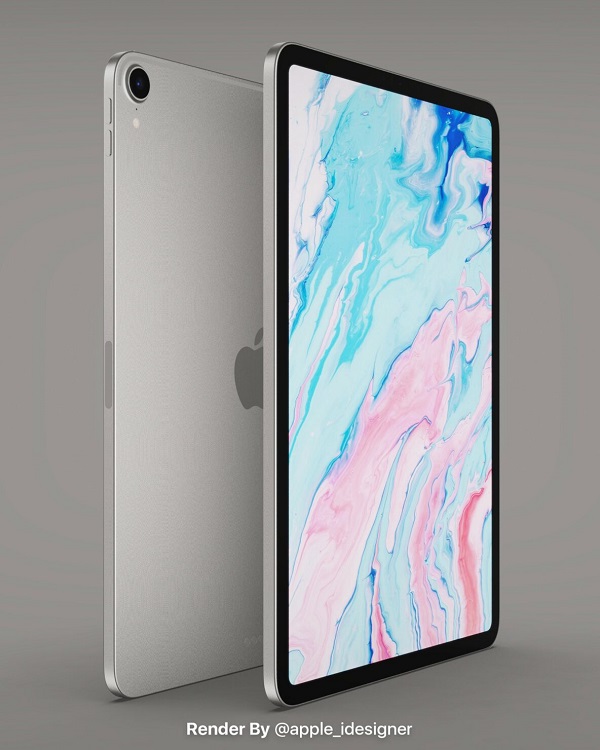 iPad Air 4 xuất hiện cực kỳ đẹp mắt trong hình hài của iPad Pro 11 inch 2018, cạnh phẳng mạnh mẽ, có 3 màu tùy chọn