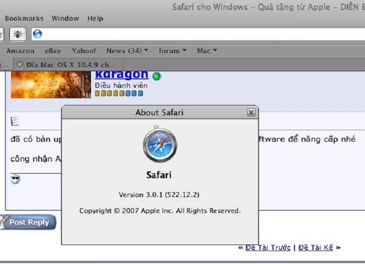 Safari cho Windows