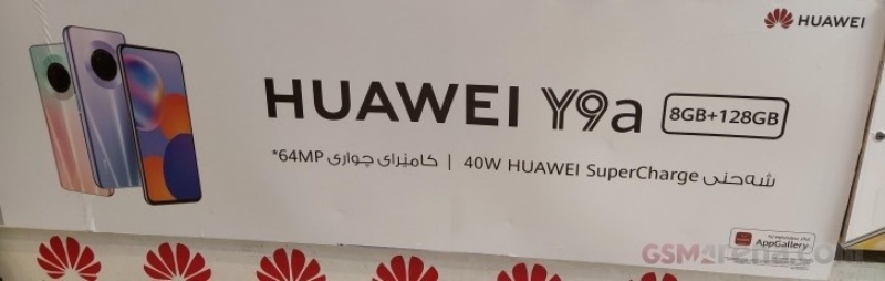 Huawei Y9a xuất hiện trong banner quảng cáo, tiết lộ cấu hình và thiết kế