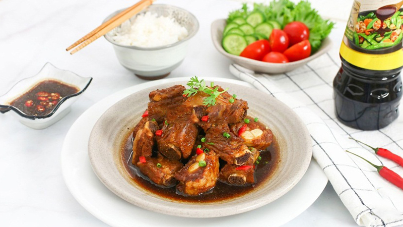Sườn non rim mặn