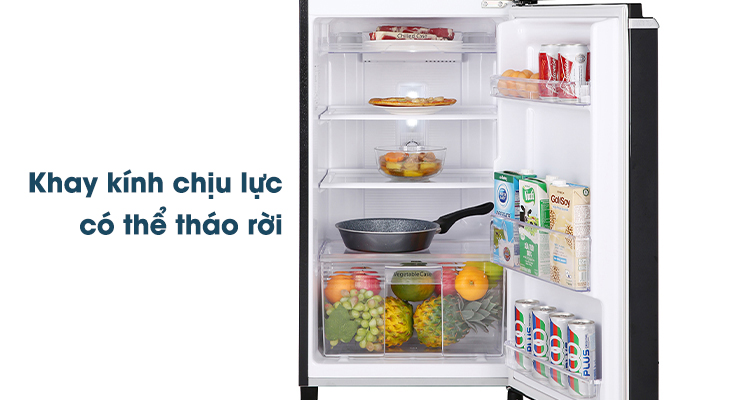 Tủ lạnh Panasonic Inverter 188 lít NR-BA229PKVN - Khay kính chịu lực