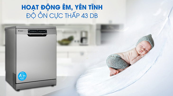 Độ ồn máy rửa chén 