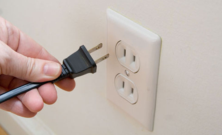 Lưu ý khi kết nối với nguồn điện