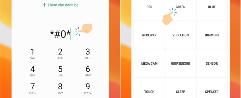 Lệnh kiểm tra tính năng của Samsung Lệnh kiểm tra tính năng của Samsung