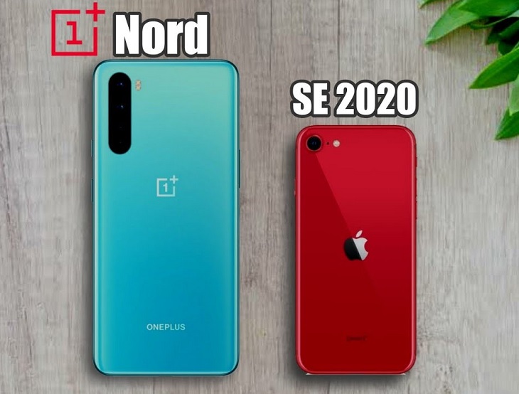 OnePlus Nord Vs iPhone SE 2020 OnePlus Nord Vs iPhone SE 2020