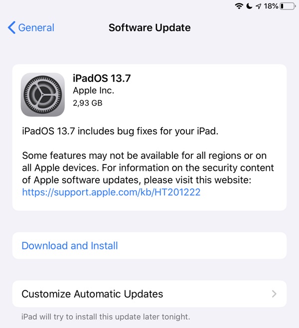 iOS 13.7 và iPadOS 13.7 Beta 1 có thể phát hiện phơi nhiễm COVID-19