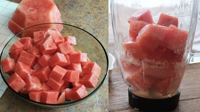 Revealing how to make watermelon cake is both delicious and easy to make, no need for an oven