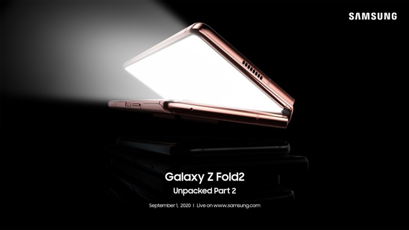 Samsung gửi lời mời báo chí tham dự sự kiện đặc biệt ‘Unpacked Part 2’ dành riêng cho flagship màn hình gập Galaxy Z Fold 2 Samsung gửi lời mời báo chí tham dự sự kiện đặc biệt ‘Unpacked Part 2’ dành riêng cho flagship màn hình gập Galaxy Z Fold 2