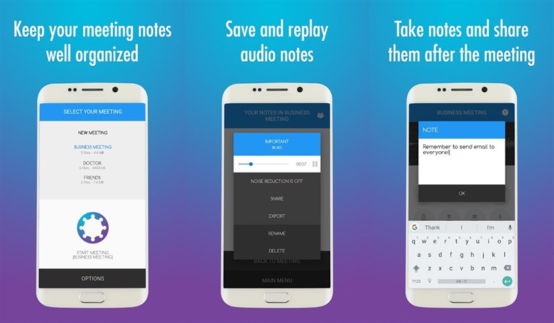 Meeting Notes Taker - Recorder, memo and minutes