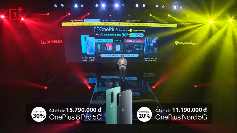 200 suất OnePlus 8 Pro 5G và 600 suất OnePlus Nord 5G có mức giảm không tưởng 200 suất OnePlus 8 Pro 5G và 600 suất OnePlus Nord 5G có mức giảm không tưởng