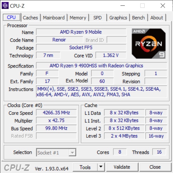 ryzen 9 4900hs benchmark ryzen 9 4900hs benchmark