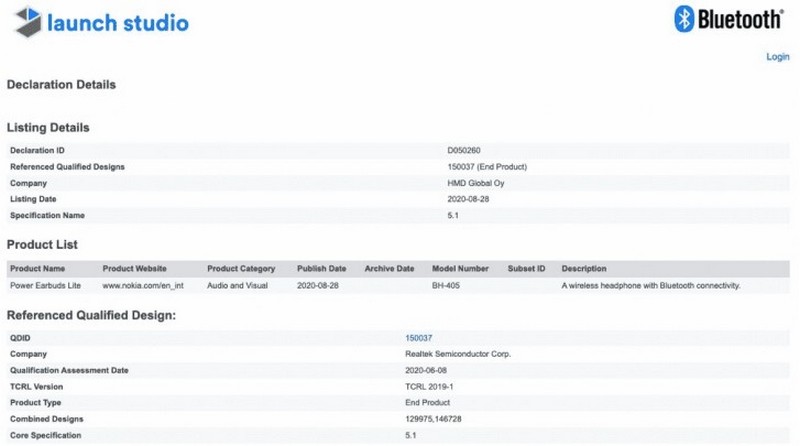 Nokia đang phát triển bộ tai nghe không dây giá rẻ Power Earbuds Lite, đây là bằng chứng cho thấy điều đó