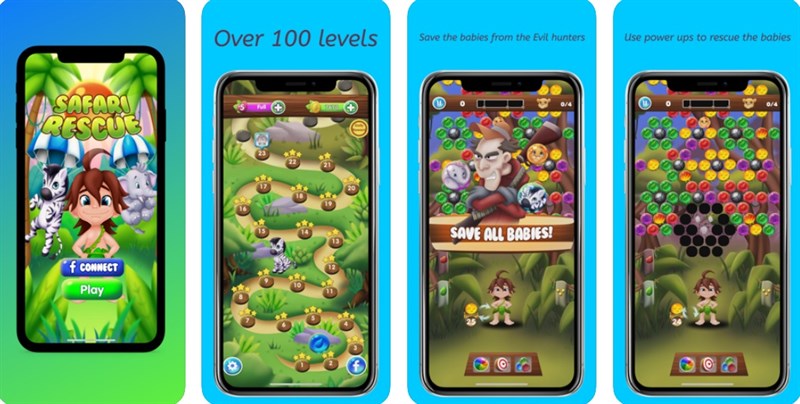 Safari Rescue: Bubble Shooter