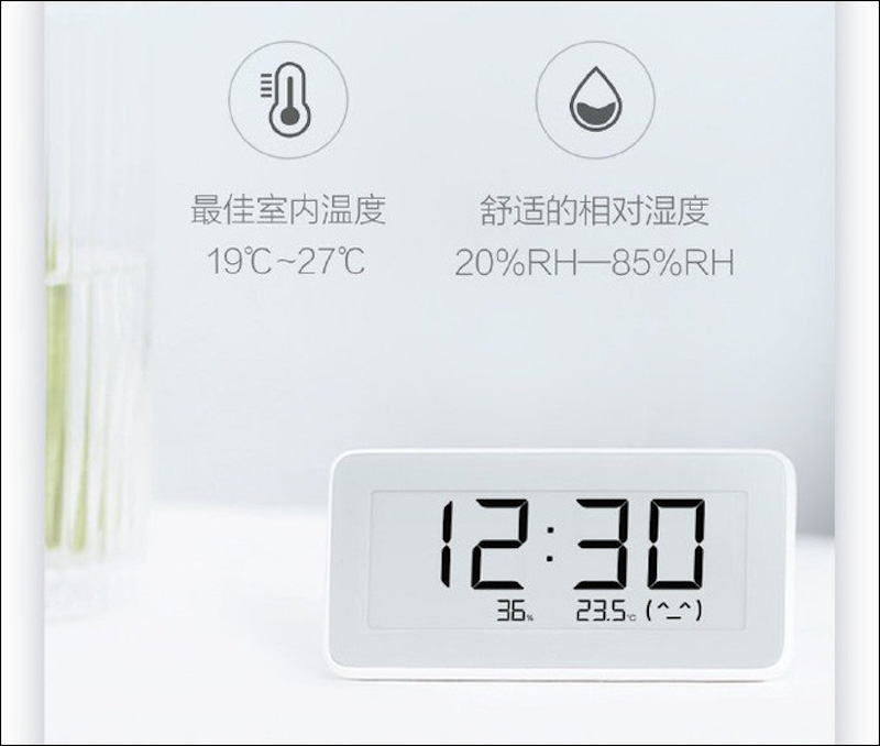 Xiaomi ra mắt đồng hồ để bàn tích hợp nhiệt kế, ẩm kế