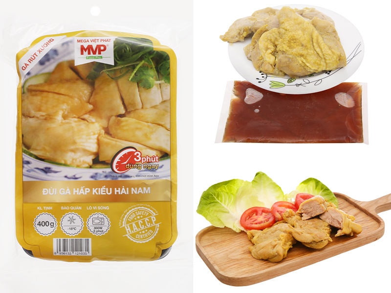 Đùi gà rút xương hấp kiểu Hải Nam (400g/gói)