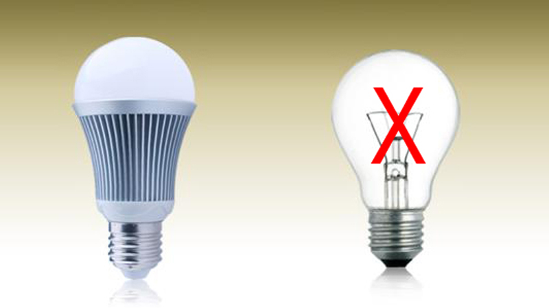 Nên sử dụng bóng đèn LED Nên sử dụng bóng đèn LED