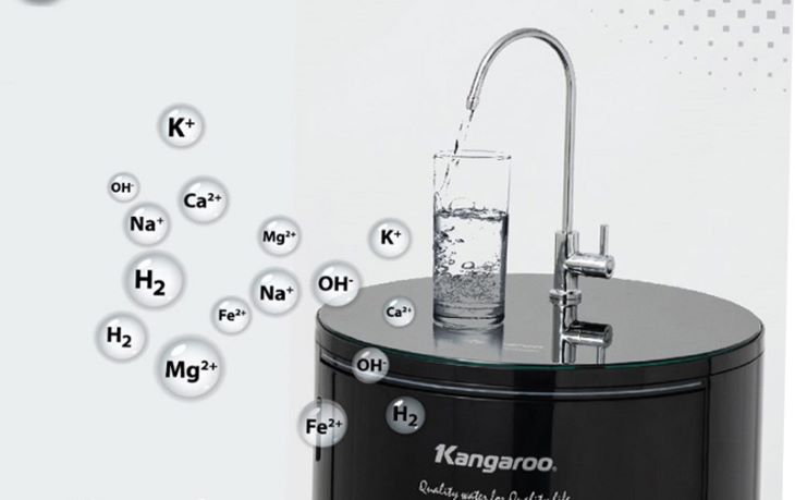 Công nghệ lọc RO hydrogen ion kiềm trên máy lọc nước Kangaroo là gì? > Máy lọc nước điện phân của Kangaroo sử dụng màng lọc RO kiểm soát các vật chất đi qua