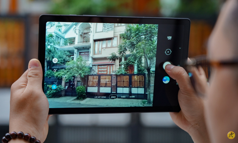 Giao diện camera của Galaxy Tab A7 (2020)