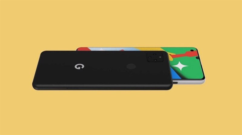 Google Pixel 5 XL xuất hiện trong concept mới, viền cạnh màn hình rất hẹp, 3 camera nằm trong cụm camera hình vuông mặt sau